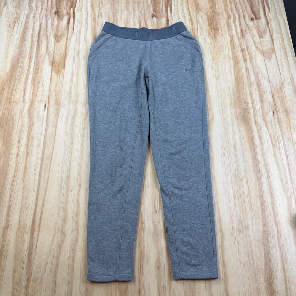 Nike Dri-FIT Men's Small Gray Sweatpants Joggers Athletic Pants 874482-091